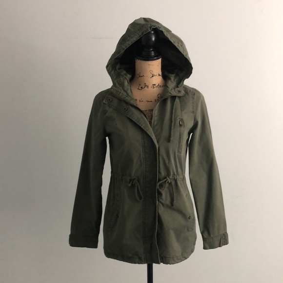 Ambiance Green Utility Cargo Adirondack Jacket Sz S - Picture 8 of 16